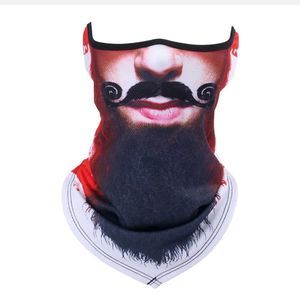 Half Face Mask Motorcycle Cycling Halloween UV Protection Balaclava Neck Scarf